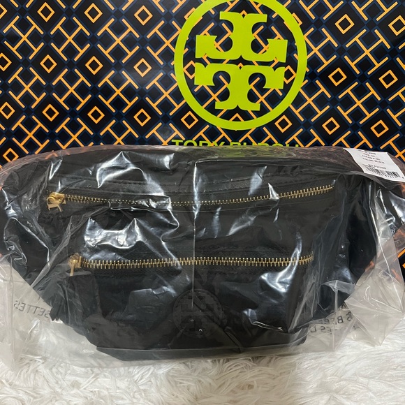 NWT Authentic Tory Burch Nylon Belt Bag Black - Picture 6 of 6